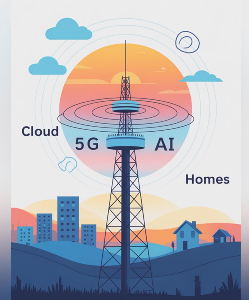 Custom illustration for ImBizo Telecom Transformation